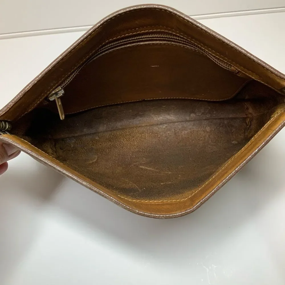 Vintage Ghurka No 40 The Escort Leather Shoulder Bag